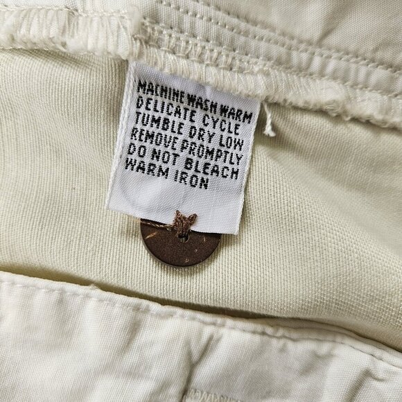 Tommy Bahama Front Pleated Cream Chino Relaxed Pants Size 42W X 29L - Picture 8 of 8